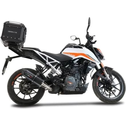Top case motorfiets van aluminium met bagagedrager en specifieke plaat GPR Tech KTM Duke 250 2017/2020 E4