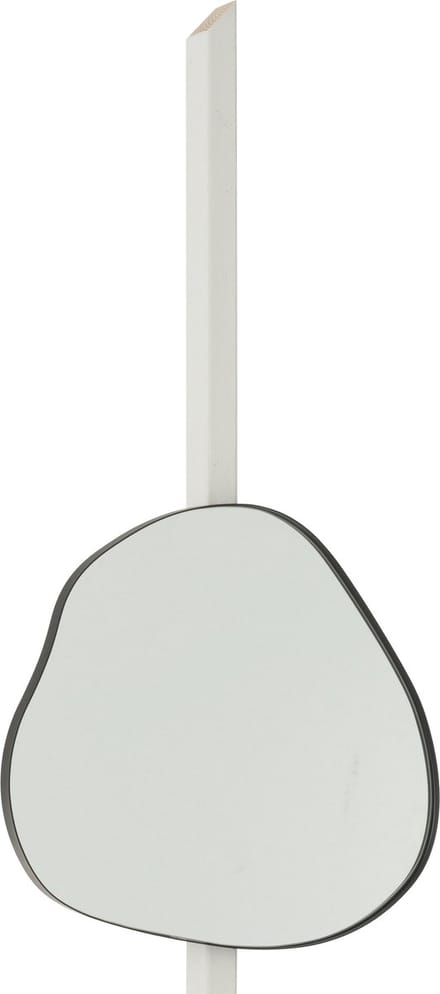J-Line spiegel Extrema - ijzer/spiegel - zwart - medium - Ø 49 cm