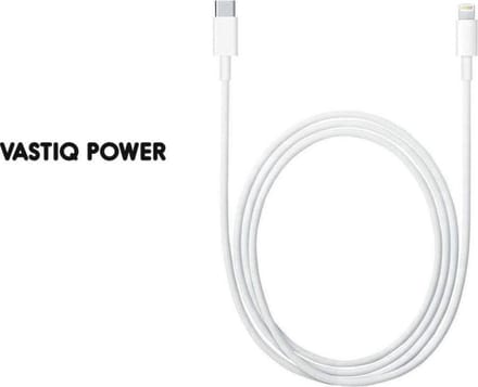 Vastiq Power® - USB-C Naar Lightning - 2 Meter Kabel - Wit - Geschikt Voor Iphone 14/13/12/Ipad - Lightning Naar-USB-C - Iphone 13/12/11/X - Ipad 13/12/Pro/Max - Iphone 13/12/Pro