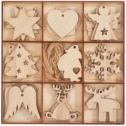 VBS Decoratieve hanger "Heartfelt" in houten doos