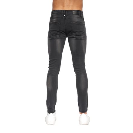 Duck and Cover Heren Maylead Slim Jeans (Zwart)