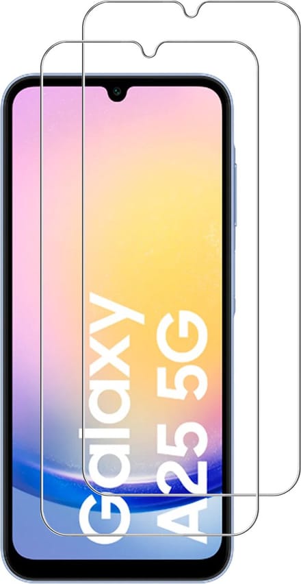 Screenprotector geschikt voor Samsung A25 - Arara gehard glas Tempered Glass - 2 Stuks