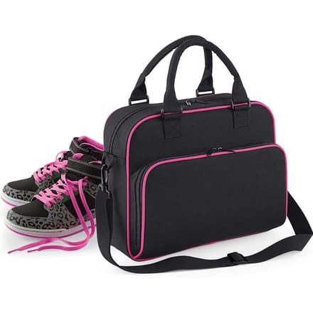 Bagbase Junior Dance Bag Black/Fuchsia 15 Liter