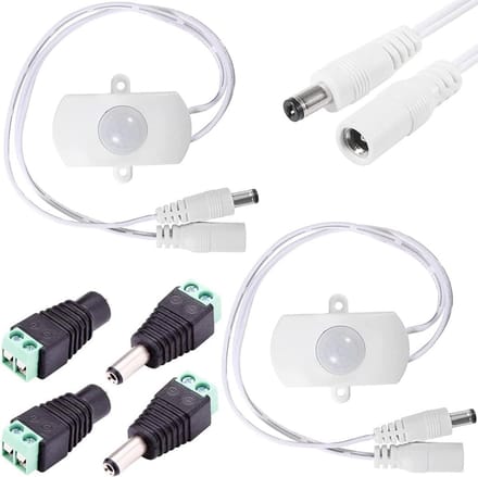 Mini PIR Bewegingsmelder DC 12V-24V voor LED Verlichting met Tijdinstelling