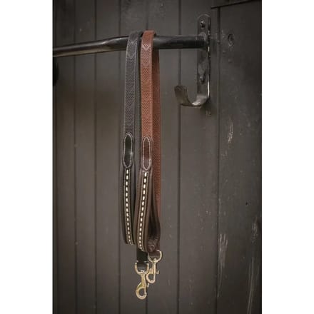 Leren hondenriem Penelope Rubber