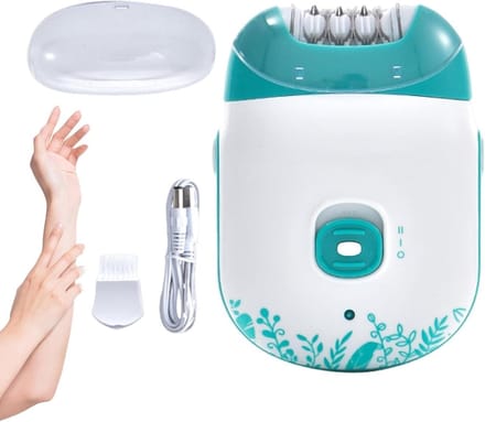 Haarverwijderaar Draadloos - Elektrische Epilator - Gladde Huid - Dubbele Snelheid - 60 Min Gebruik - Wit
