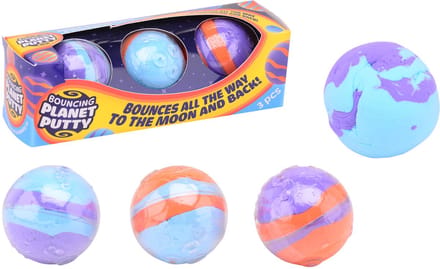 John Toy Bouncing planeten putty set a 3