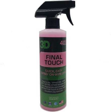3D Final Touch - Quick Detailer - 473 ml.