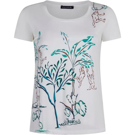 River Woods Crew Neck Tee Ss + Deco Off White Größe: XS | Hemden Outlet | Damen | Weiß