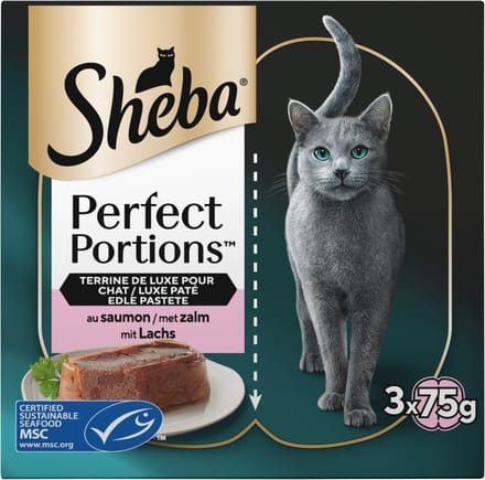 Sheba Perfect Portions Zalm - 12 x 37,5 g