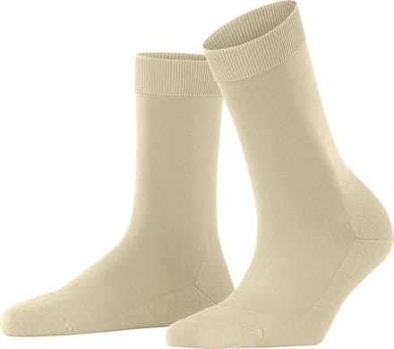 FALKE ClimaWool eenkleurig wol lyocell sokken dames beige - maat 41-42