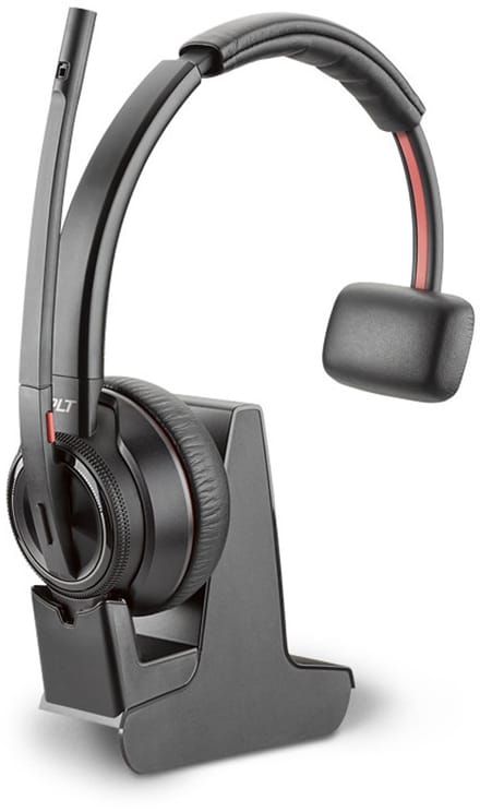 Plantronics Savi W8210 Reserve headset / uitbreidingsmodule Bluetooth Draadloos On Ear Zwart