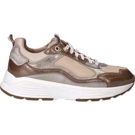 Dames Veterschoenen Xsensible Milau Combi Taupe - Maat 38