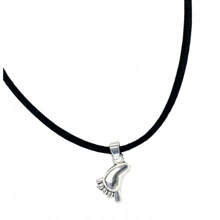 Ketting voetje zilverkleur - Charme Bijoux