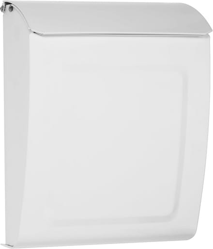 Wandbrievenbus - Brievenpost houder - Post ontvangen - Vergrendelbare deur - 23 x 28 cm - Wit