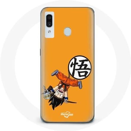 Coque pour Samsung Galaxy A30 Goku Dragonball Z Enfant Anime