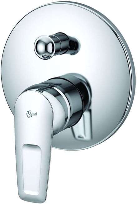 Ideal Standard CeraMix Blue - Eengreeps badkraan voor inbouw, 2 functies, chroom A5664AA