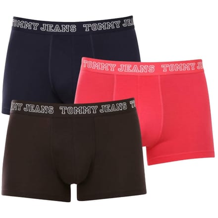 Heren Tommy Hilfiger 3-Pack Varsity Trunk Boxershorts in Meerdere Kleuren
