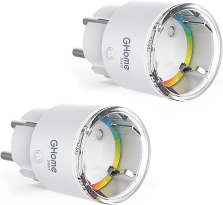 Slimme Wifi-stopcontact met Afstandsbediening - 2 Stuks