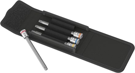 Zyklop TORX 1/4 inch dopset met houderfunctie - 4-delige set