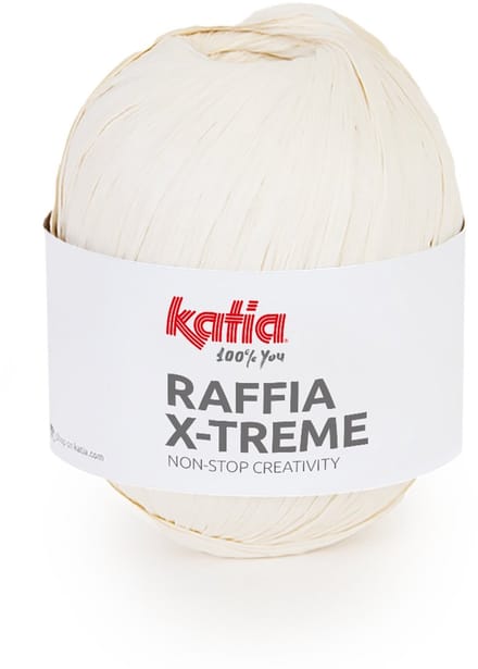 Katia Raffia X-Treme - 101 Ecru - Biologische Viscose Lintgaren