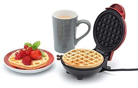 Mini Wafelijzer voor Snelle en Gemakkelijke Wafels