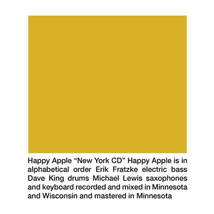 Happy Apple - New York (CD)