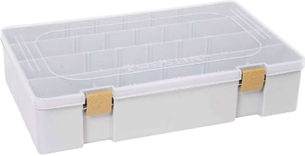 Westin W3 Tackle Box Compartmens Grey & Clear 36x22,5x8 cm
