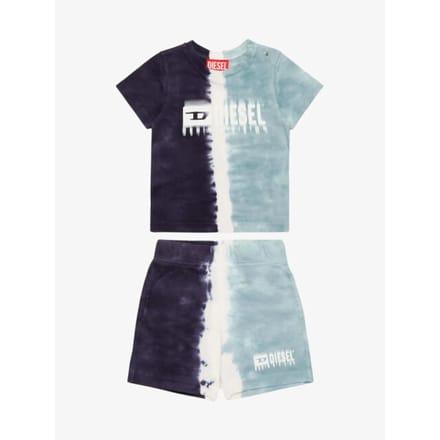 Diesel Jongens set tkiteb dark blue white bright blue