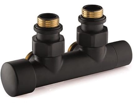 Drl Ovus h-onderblok 1/2" 50 mm haaks knop links mat zwart