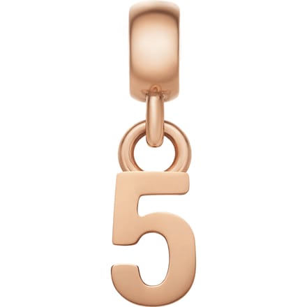 Daniel Wellington DW Charm Number 5 Rose Gold