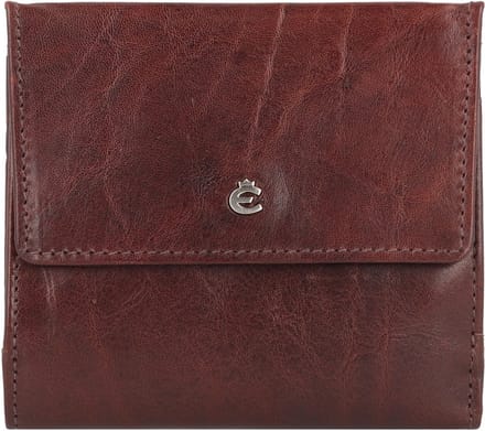Esquire Weense doos Portemonnee Toscana Leather Wallet Coffee Donkerbruin