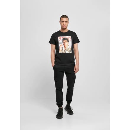 Merchcode Scarface - Scarface Magazine Cover Heren Tshirt - S - Zwart