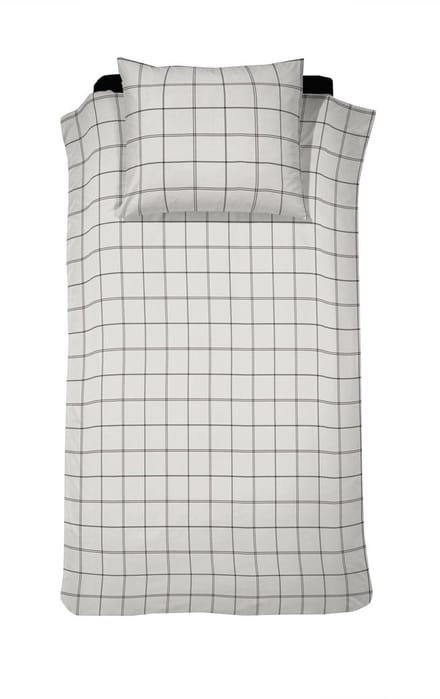 Cinderella Kody Dekbedovertrek - 1 Persoons - Flanel - 140x200/220 cm - Off White