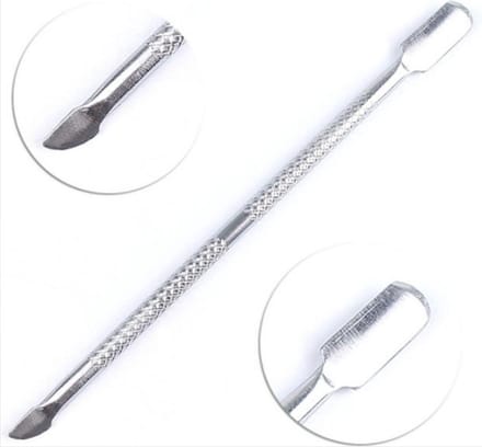 ***Nagelriem verzorging duwer / pusher - RVS Bokkepoot - Manicuren - van Heble® ***