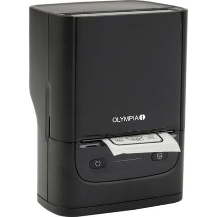 Olympia Thermische Label Printer P220 Wireless Zwart - Incl. smartphone app - Bluetooth - USB - Incl. etiketten - Thuis | Kantoor | Hobby