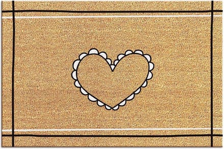 MD Entree - Deurmat - Kokosmat - Finesse - Heart - 40 x 60 cm