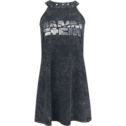 Rammstein Mini-jurk - S tot 3XL - voor Vrouwen - donkergrijs