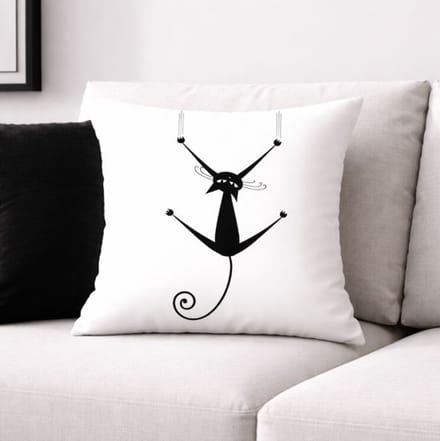 Whisker Whimsy Collection Kussenhoes - 45x45 cm