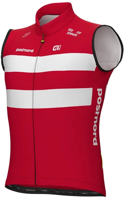 Ale Prime Federazione Danese Gilet Rood M Man