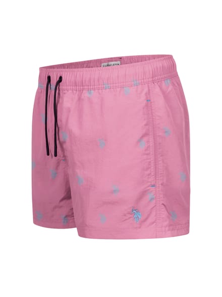 U.S. Polo Assn. heren zwemshort met allover logo design