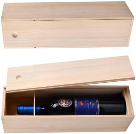 SolidKeus - Houten Wijnkist voor Geschenken en Presentatie