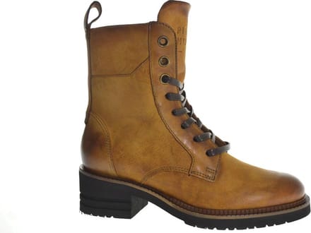 Piedi Nudi T75202 102 PN Natur Dames Veterboot - Cognac - 37