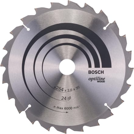 Bosch PRO Wood cirkelzaagblad, 254 x 2 x 30 mm