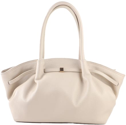 Giuliano Lederen handtas Nayome - Made in Italy - Beige