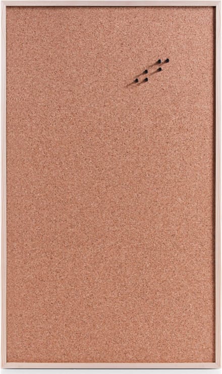 Zeller Prikbord - kurk - XXL formaat - 60 x 100 cm - memobord
