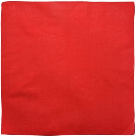Haarsoires Haarband Bandana Zakdoek 55cm – Basic – Rood - Multifunctioneel Accessoire voor Haar, Festivals en Mode - One Size & Unisex