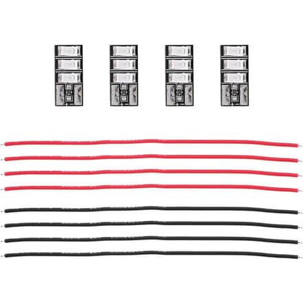 4 stuks Kleine 4‑6S Mini LED Lichtbord RC Rode LED's Set voor FPV Racing Frame Kit gray