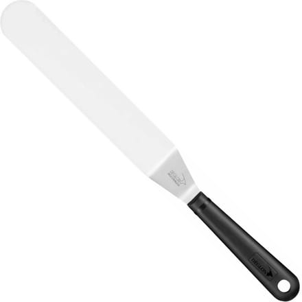 Déglon Gebogen spatel – ergonomisch – vaatwasserbestendig – 25 cm – zwart