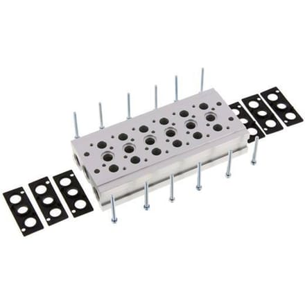 Manifold 6-Stations YPC SF2000 5/2 5/3-weg